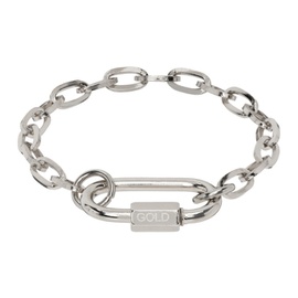 인 골드 위 트러스트 파리 IN GOLD WE TRUST PARIS Silver Link On Chain Bracelet 222490M145040