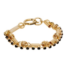 인 골드 위 트러스트 파리 IN Gold WE TRUST PARIS Gold Hippie Chain Bracelet 222490M142019