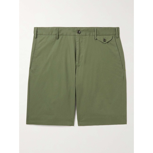  INCOTEX Slim-Fit Stretch-Cotton Poplin Bermuda Shorts 1647597307721285