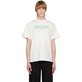 INSATIABLE HIGH SSENSE Exclusive White Vol.1 T-Shirt 232752M213002