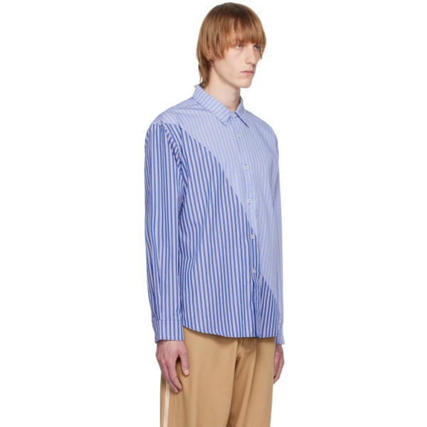  INSATIABLE HIGH SSENSE Exclusive Blue Balanced Charli Shirt 232752M192001