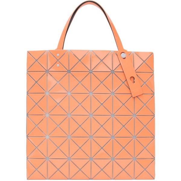  바오바오 이세이 미야케 Orange Lucent Gloss Tote 241730F049034