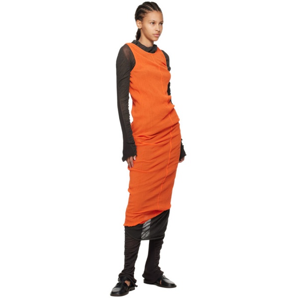  이세이 미야케 ISSEY MIYAKE Orange 카라 Karami Maxi Dress 242809F055004