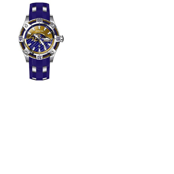  Invicta NFL Baltimore Ravens Quartz Blue Dial Mens Watch 42067