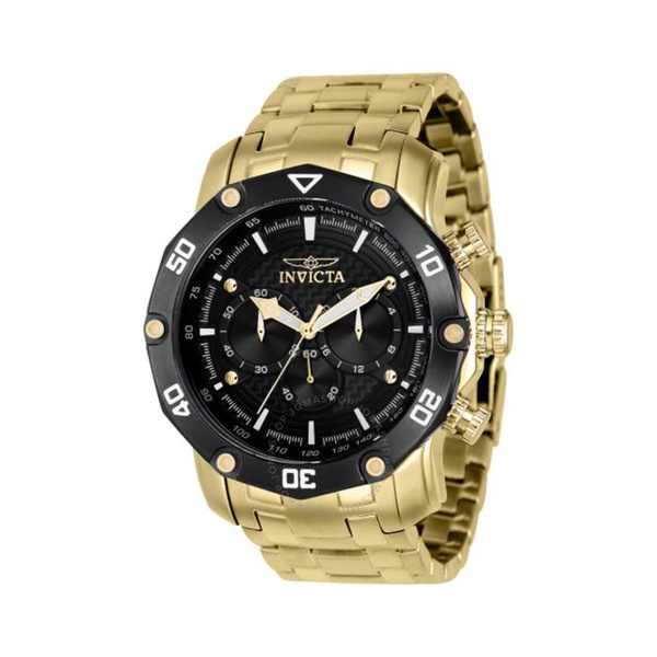  Invicta Pro Diver Chronograph Quartz Black Dial Mens Watch 37725