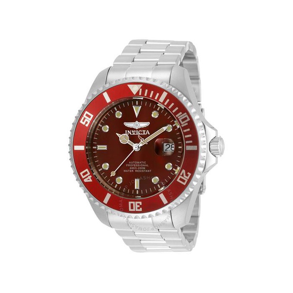  Invicta Open Box - Pro Diver Automatic Red Dial Mens Watch 35722