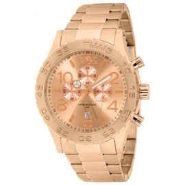 Invicta MEN'S Specialty Chronograph Stainless Steel Rose Dial Watch 1271