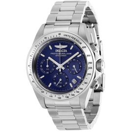 Invicta MEN'S Speedway Chronograph Stainless Steel Blue Dial Watch 37169