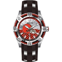 Invicta MEN'S NFL Polyurethane and Stainless Steel Red Dial Watch 42075