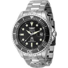 Invicta MEN'S Pro Diver Stainless Steel Black Dial Watch 45812