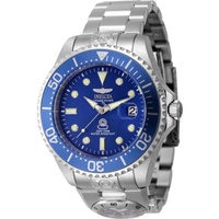 Invicta MEN'S Pro Diver Stainless Steel Blue Dial Watch 45813