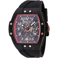 Invicta MEN'S Jm Correa Silicone Transparent and Red Dial Watch 44970