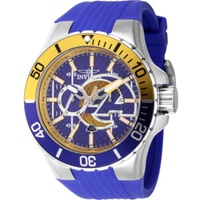 Invicta MEN'S NFL Silicone Blue Dial Watch 45405