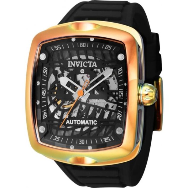  Invicta MEN'S S1 Rally Silicone Black Dial Watch 44256