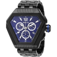 Invicta MEN'S Speedway Chronograph Stainless Steel Blue Dial Watch 46096