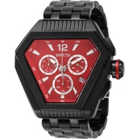 Invicta MEN'S Speedway Chronograph Stainless Steel Red Dial Watch 46098