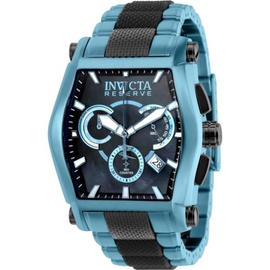 Invicta MEN'S Reserve Chronograph Polyurethane and Stainless Steel Black Dial Watch 40959