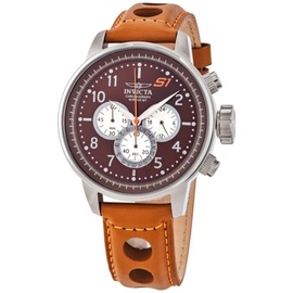 Invicta MEN'S S1 Rally Chronograph Leather Brown Dial 16015