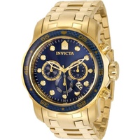 Invicta MEN'S Pro Diver Chronograph Stainless Steel Blue Dial Watch 35397