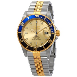 Invicta MEN'S Pro Diver Stainless Steel Gold-tone Dial 29181