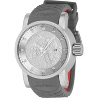 Invicta MEN'S S1 Rally Silicone Silver-tone Dial Watch 41406