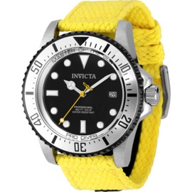 Invicta MEN'S Pro Diver Polyester Black Dial Watch 37410