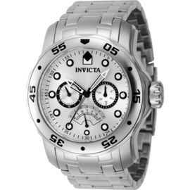 Invicta MEN'S Pro Diver Stainless Steel Silver-tone Dial Watch 46994