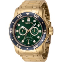 Invicta MEN'S Pro Diver Stainless Steel Green Dial Watch 46998
