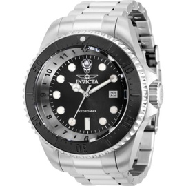 Invicta MEN'S Hydromax Stainless Steel Black Dial Watch 38018