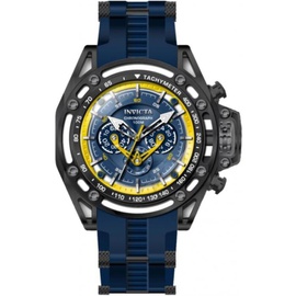 Invicta MEN'S S1 Rally Chronograph Silicone and Stainless Steel Blue Dial Watch 38155
