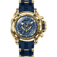 Invicta MEN'S S1 Rally Chronograph Silicone and Stainless Steel Blue Dial Watch 38156