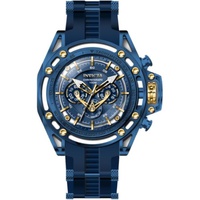Invicta MEN'S S1 Rally Chronograph Silicone and Stainless Steel Blue Dial Watch 38159