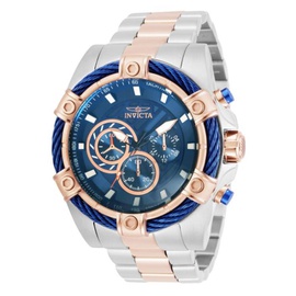 Invicta MEN'S Bolt Chronograph Stainless Steel Blue Dial Watch 32312