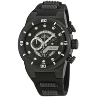 Invicta MEN'S S1 Rally Chronograph Black Silicone and Black Ion-plated Black Dial 24228