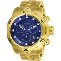 Invicta MEN'S Venom Chronograph Stainless Steel Blue Dial Watch 25905