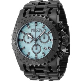 Invicta MEN'S Reserve Chronograph Stainless Steel Turquoise Dial Watch 45930