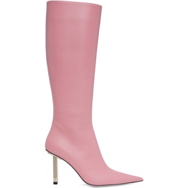 Ioannes Pink Tresor Pointed Boots 231451F115001