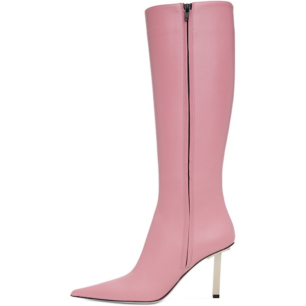  Ioannes Pink Tresor Pointed Boots 231451F115001