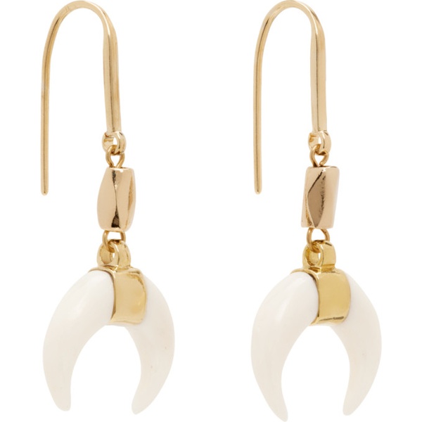 이자벨마랑 이자벨마랑 Isabel Marant Gold & White Aimable Earrings 231600F022001