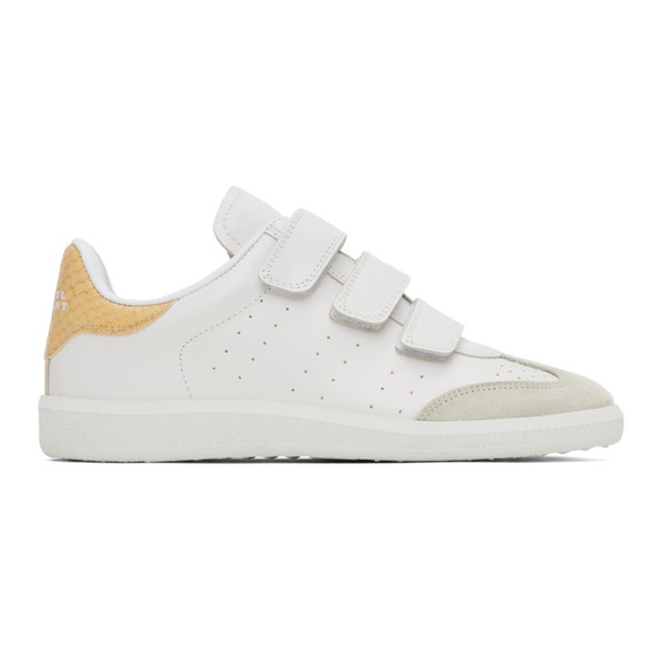 이자벨마랑 이자벨마랑 Isabel Marant White & Yellow Beth Sneakers 231600F128016