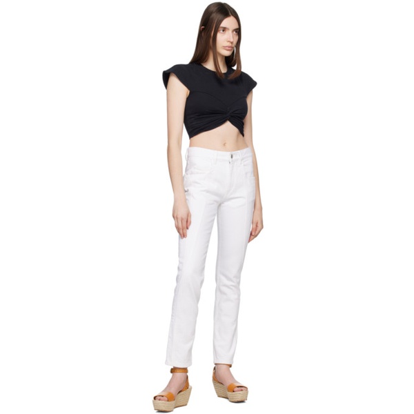 이자벨마랑 이자벨마랑 Isabel Marant White Vikira Jeans 231600F069010