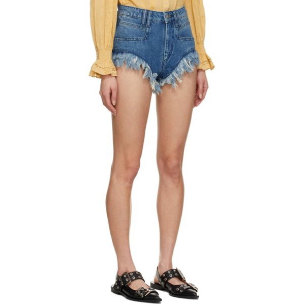 이자벨마랑 이자벨 마랑 에뚜왈 이자벨마랑 Isabel Marant Etoile Indigo Eneidao Shorts 221599F088003