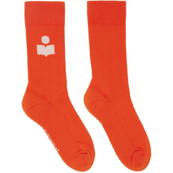 이자벨마랑 이자벨마랑 Isabel Marant Orange Siloki Socks 231600F076002
