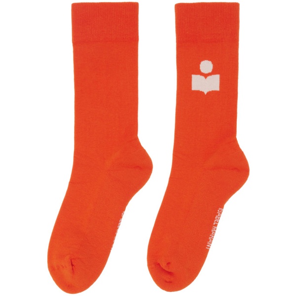 이자벨마랑 이자벨마랑 Isabel Marant Orange Siloki Socks 231600F076002