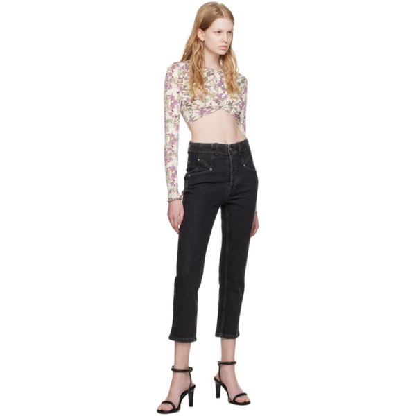 이자벨마랑 이자벨마랑 Isabel Marant Black Niliane Jeans 231600F069003