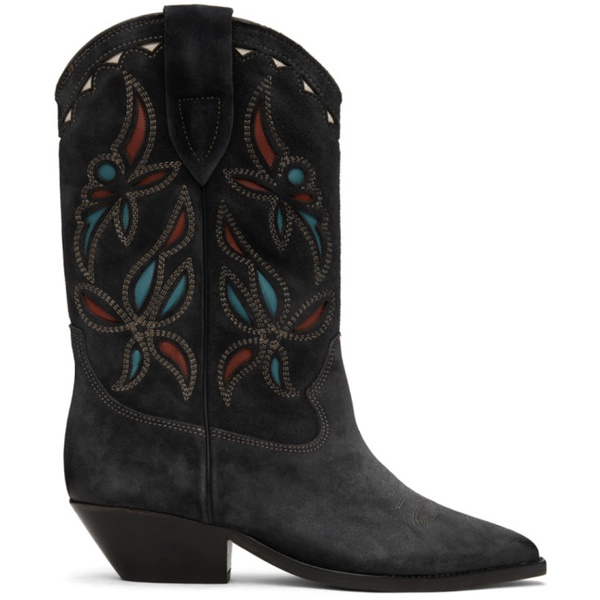 이자벨마랑 이자벨마랑 Isabel Marant Gray Duerto Cowboy Boots 232600F114001