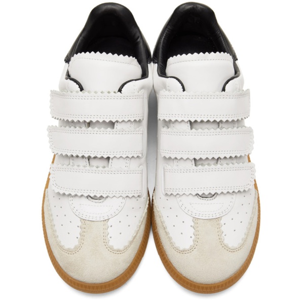 이자벨마랑 이자벨마랑 Isabel Marant White Leather Bethy Sneakers 221600F128008
