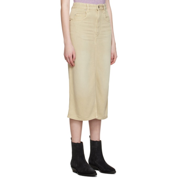 이자벨마랑 이자벨 마랑 에뚜왈 이자벨마랑 Isabel Marant Etoile Beige Tilauria Midi Skirt 231599F092008