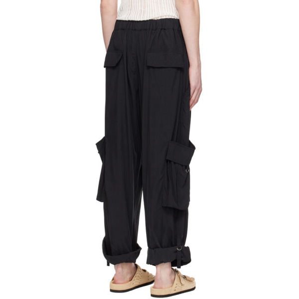 이자벨마랑 이자벨마랑 Isabel Marant Black Hadjakim Cargo Pants 241600M188010