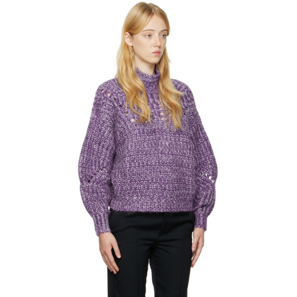 이자벨마랑 이자벨마랑 Isabel Marant Purple Jarren Sweater 222600F099000